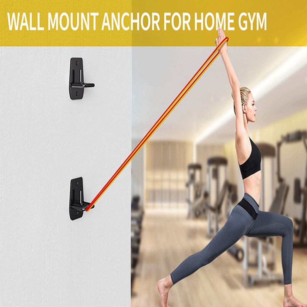 Home Gym Yoga - 3Pcs Penyangga Dinding untuk Tali Latihan