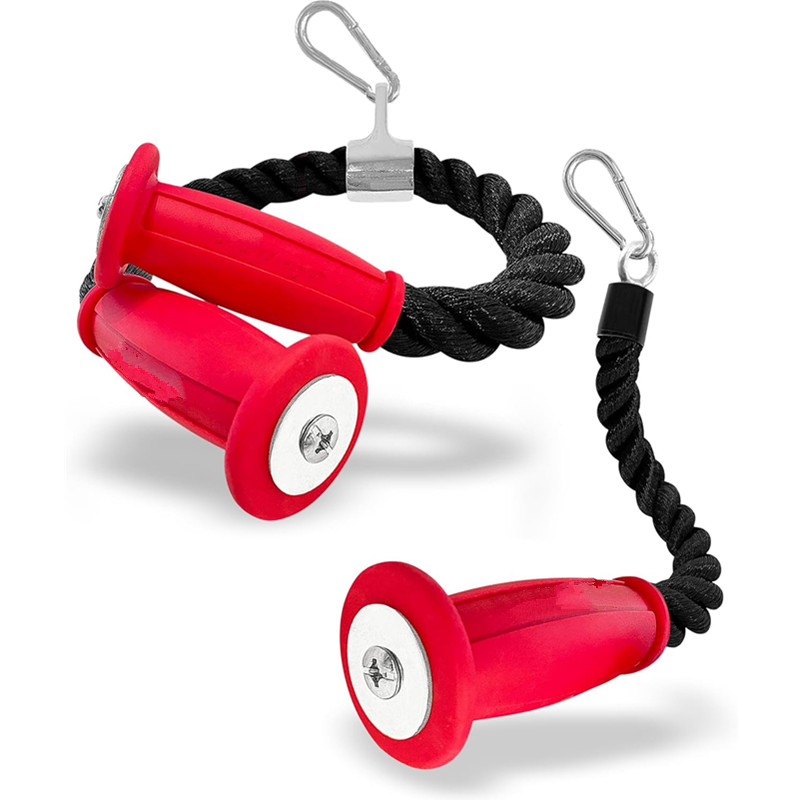 Home Gym Routine - Tali Trisep Ergonomis Anti-selip Kabel Tambahan