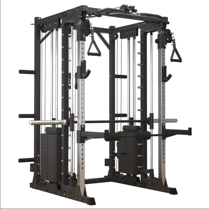 All In One Gym Home Equipment - FDFIT Mesin Smith Multi-fungsi Peralatan Gym