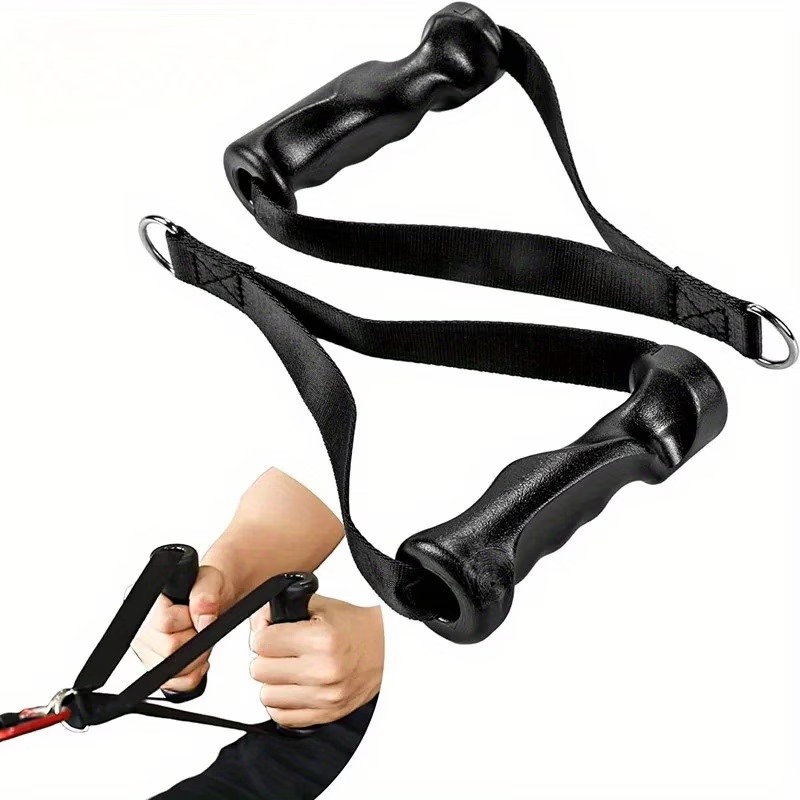 Lat Pulldown Cable - 1 Pasang Pegangan Latihan Ergonomis untuk