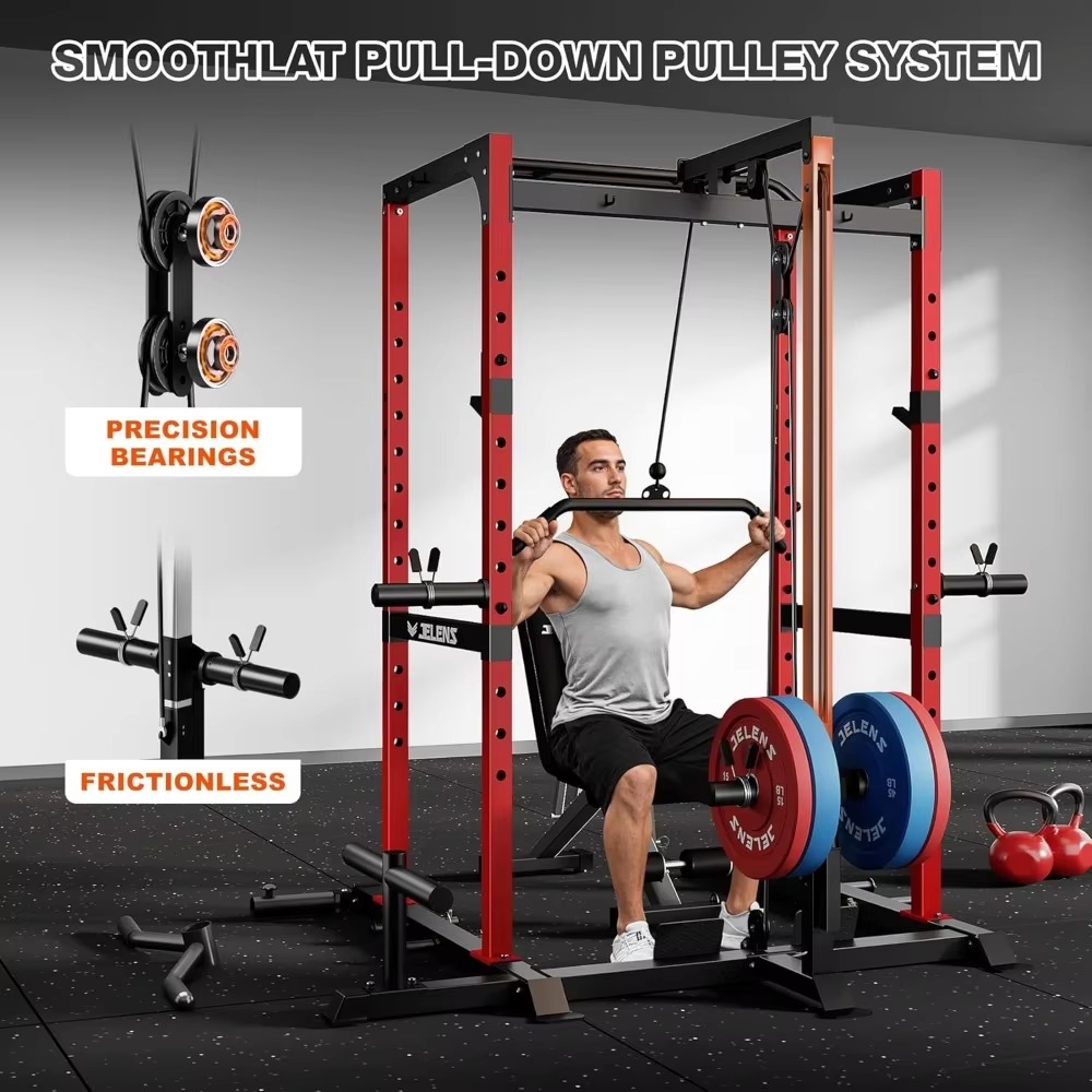 Rak Multifungsi S21 Power Cage - Home Gym Equipment Set ulasan dan harga