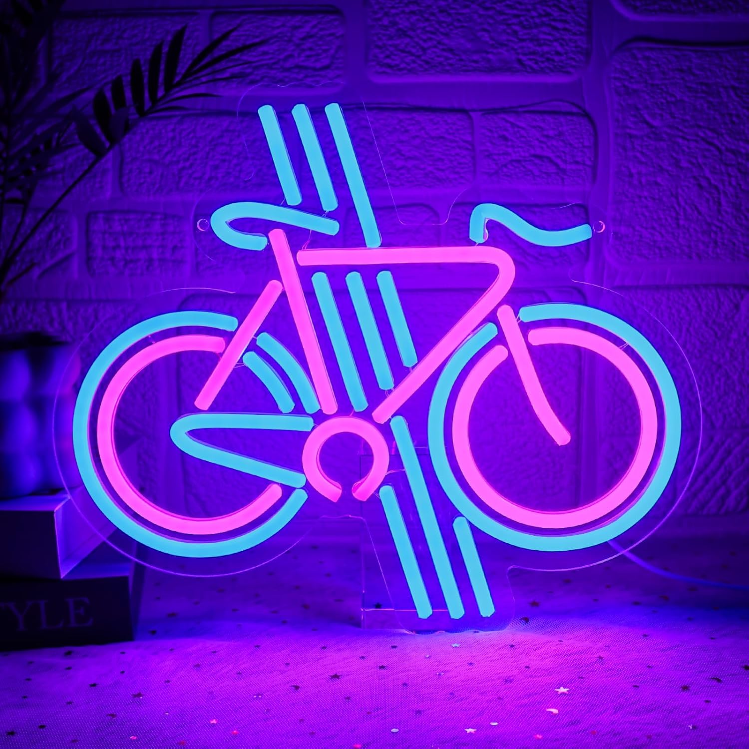 Lampu Neon Sepeda LED yang Dap - Home Gym Neon Sign ulasan dan harga