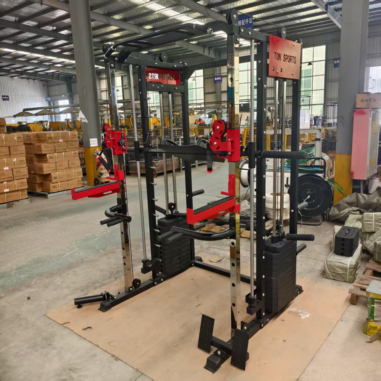 FDFIT Mesin Smith Multi-fungsi - All In One Gym Home Equipment ulasan dan harga
