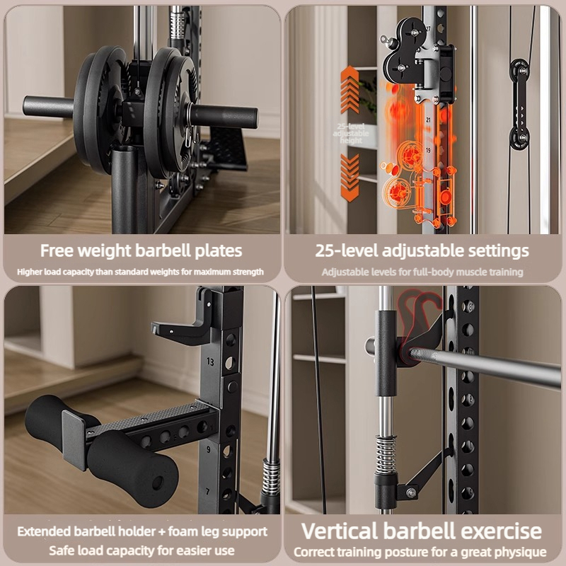 Mesin Smith Multifungsi Profes - All In One Gym Home Equipment ulasan dan harga