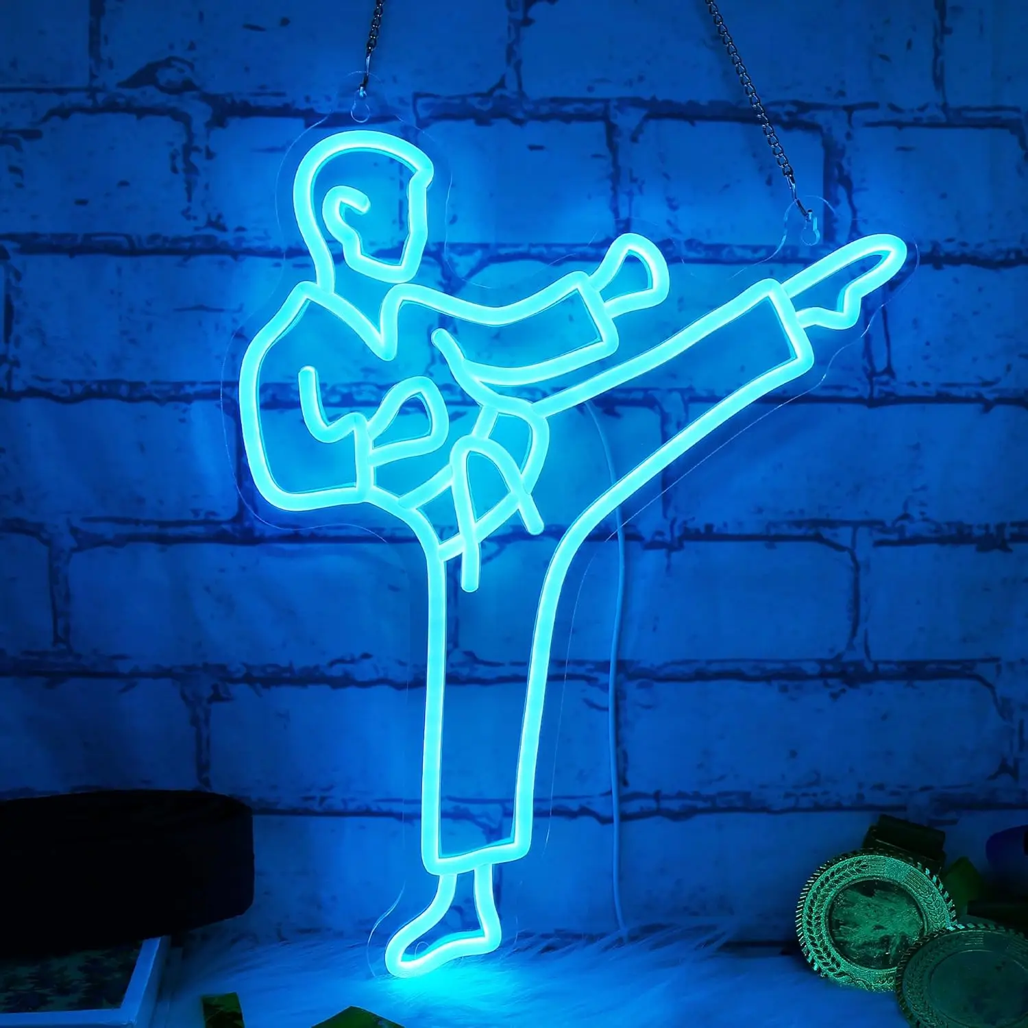 Lampu Neon Karate, Lampu LED B - Home Gym Neon Sign ulasan dan harga
