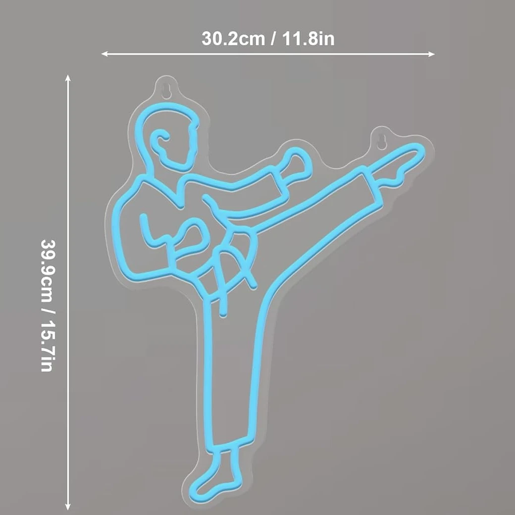 Lampu Neon Karate, Lampu LED B - Home Gym Neon Sign ulasan dan harga