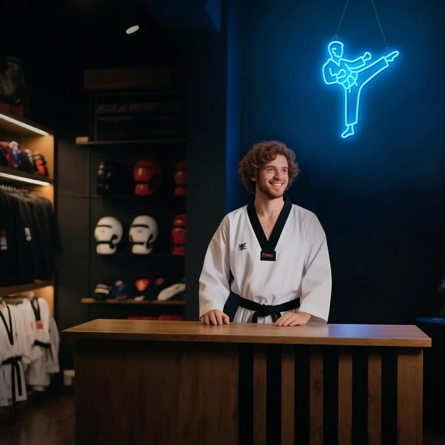 Lampu Neon Karate, Lampu LED B - Home Gym Neon Sign ulasan dan harga